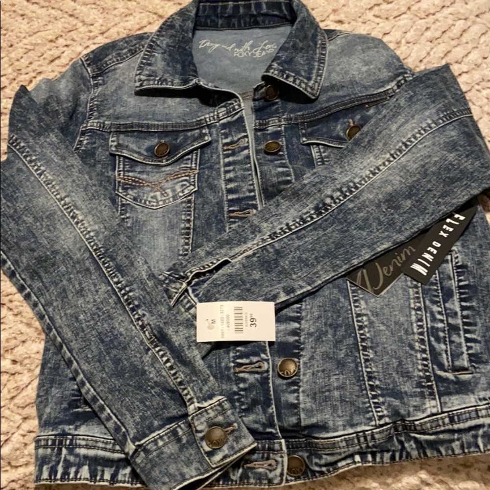 NWT Jean Jacket